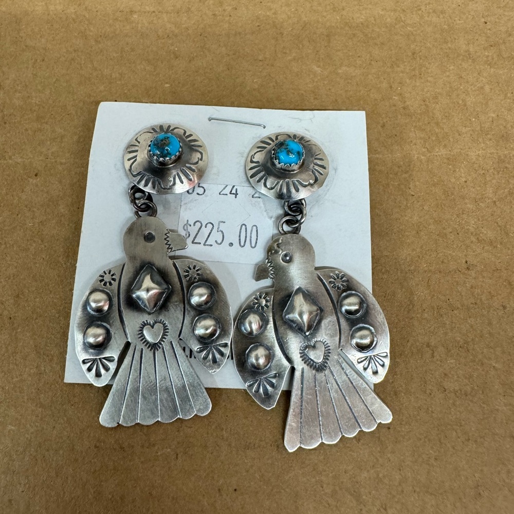 Thunderbird Turquoise Earring - image 1